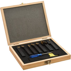 Vidaxl - Set di Utensili Indicizzabili per Tornitura 12 pz 12x12 mm 80mm 28231
