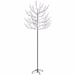 Il nostro albero di Natale artificiale, con i suoi rami punteggiati di bellissimi fiori di ciliegio, crea una piacevole atmos ...