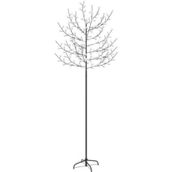 Vidaxl - Albero di Natale 220 led Bianco Freddo Ciliegio in Fiore 220 cm