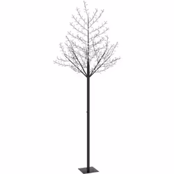 Il nostro albero di Natale artificiale, con i suoi rami punteggiati di bellissimi fiori di ciliegio, crea una piacevole atmos ...