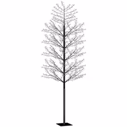 Il nostro albero di Natale artificiale, con i suoi rami punteggiati di bellissimi fiori di ciliegio, crea una piacevole atmos ...