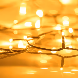 vidaXL Stringa di Luci 2000 LED Interni Esterni 200m IP44 Bianco Caldo - Vista aggiuntiva 3