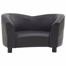 vidaXL Divano per Cani Nero 67x41x39 cm in Similpelle - Vista aggiuntiva 3