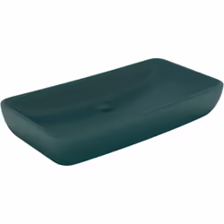 Questo lavabo rettangolare, realizzato in ceramica di alta qualità, è un'aggiunta elegante a qualsiasi bagno, guardaroba o to ...