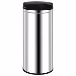 VidaXL 322697 bidone per la spazzatura Acrilonitrile butadiene stirene (ABS), Acciaio inox Argento - Vista aggiuntiva 2