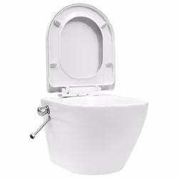WC a Muro senza Bordo con Sciacquone Nascosto Ceramica Biancocod mxl 126328