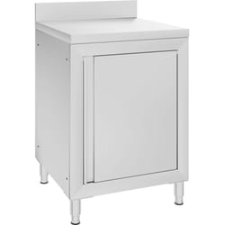 Vidaxl - Mobiletto da Cucina Commerciale in Acciaio Inox 60x60x96 cm