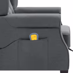 VidaXL 320161 sedia massaggiante elettrica Grigio - Vista aggiuntiva 7