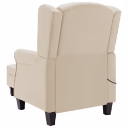 VidaXL 320170 sedia massaggiante elettrica Crema - Vista aggiuntiva 5