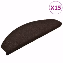 Tappetini per Scale 15 pz Marrone Scuro 65x21x4 cm Agugliaticod mxl 105416 - Vista aggiuntiva 2