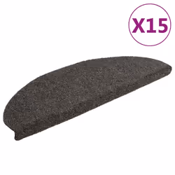 Tappetini per Scale 15 pz Antracite 65x21x4 cm Agugliaticod mxl 134726 - Vista aggiuntiva 2