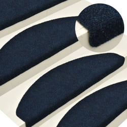 Vidaxl - Tappetini Autoadesivi Scale 15 pz Blu 65x21x4 cm Agugliati 11293