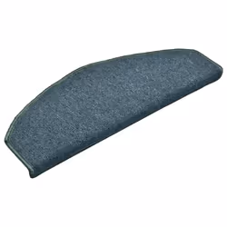 vidaXL Tappetini per scale 15 pz 65x24x4 cm Verde scuro Semicircolari Grandi - Vista aggiuntiva 3