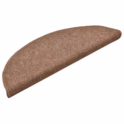vidaXL Tappetini per Scale 15 pz Marroni 56x17x3 cm - Vista aggiuntiva 3