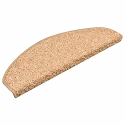 vidaXL Tappetini per scale 15 pz 65x21x4 cm Oro Semicircolari Grandi - Vista aggiuntiva 3