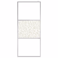 vidaXL Parete per Doccia Walk-in in Vetro ESG Design Pietra 100x195 cm - Vista aggiuntiva 3