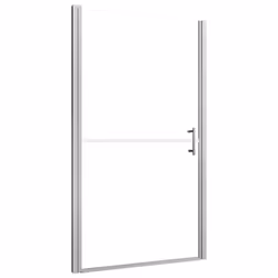 vidaXL Porta per Doccia in Vetro Temperato Smerigliato 91x195 cm - Vista aggiuntiva 2