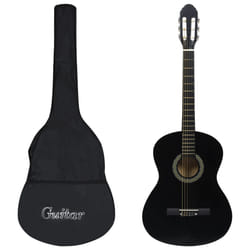 Chitarra Classica per Principianti con Custodia Nera 4/4 39&quot;cod mxl 72404