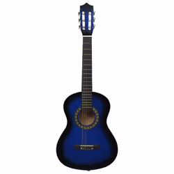 Chitarra Classica Principianti e Bambini e Custodia Blu 1/2 34&quot;cod mxl 96408