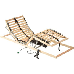 LLetto con Telaio a Doghe Elettrico, Letto per adulti 28 Doghe 7 Zone 100x200 cm Vidaxl 6192