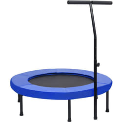 Vidaxl - Trampolino da Fitness con Manico e Tappetino di Sicurezza 102cm 532769