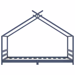 VidaXL 289615 lettino per bambini Grigio Legno - Vista aggiuntiva 4