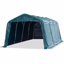 Tendone Bestiame Rimovibile PVC 550 g/m² 3,3x6,4 m Verde Scurocod mxl 72406 - Vista aggiuntiva 2