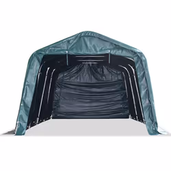 Tendone Bestiame Rimovibile PVC 550 g/m² 3,3x6,4 m Verde Scurocod mxl 72406 - Vista aggiuntiva 3
