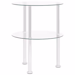 VidaXL 322787 tavolino da caffè, comodino e consolle da soggiorno Forma rotonda - Vista aggiuntiva 4