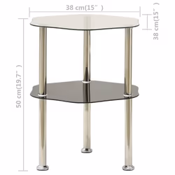 VidaXL 322791 tavolino da caffè, comodino e consolle da soggiorno - Vista aggiuntiva 4