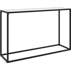 Tavolo Consolle, Tavolo da ingresso Bianco 120x35x75 cm in Vetro Temperato Vidaxl