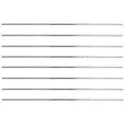 vidaXL Aste per Calcio Balilla 8 pz 15,9 mm - Vista aggiuntiva 2