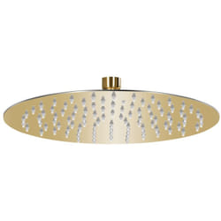 Vidaxl - Testa Doccia a Pioggia in Acciaio Inox 25 cm Rotonda Oro