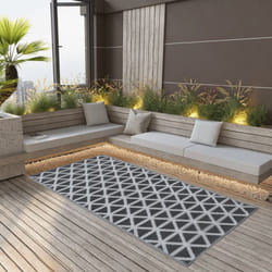 Tappeto da Esterni Nero 80x150 cm in PP vidaXL98999