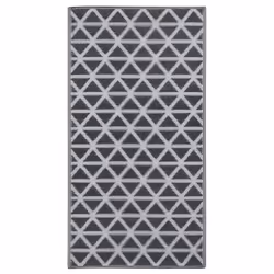 vidaXL Tappeto da Esterni ARAKIL Nero 160x230 cm in PP - Vista aggiuntiva 2