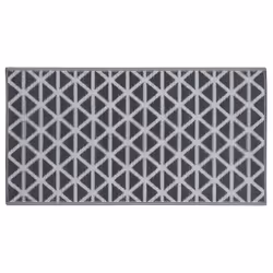 vidaXL Tappeto da Esterni ARAKIL Nero 160x230 cm in PP - Vista aggiuntiva 3