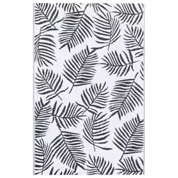 Tappeto da Esterni Bianco e Nero 190x290 cm in PPcod mxl 120901 - Vista aggiuntiva 2