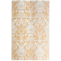 Tappeto da Esterni ARAKIL Arancione e Bianco 190x290 cm in PP vidaXL