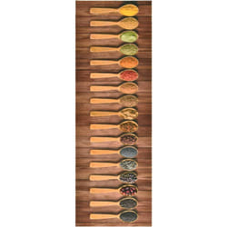Vidaxl - Tappetino da Cucina Lavabile Cucchiai 45x150 cm 9826