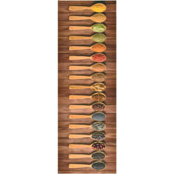 Vidaxl - Tappetino da Cucina Lavabile Cucchiai 60x180 cm 1996