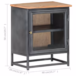 VidaXL 323501 comodino Grigio - Vista aggiuntiva 7