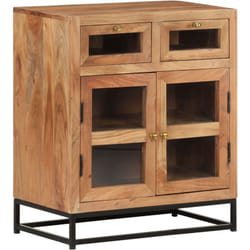 Credenza 60x35x70 cm in Legno Massello di Acacia vidaXL115009