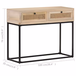 VidaXL 323512 tavolino da caffè, comodino e consolle da soggiorno - Vista aggiuntiva 7