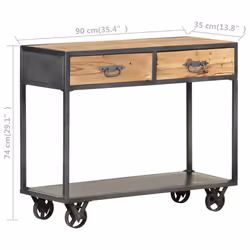 VidaXL 323516 tavolino da caffè, comodino e consolle da soggiorno - Vista aggiuntiva 7
