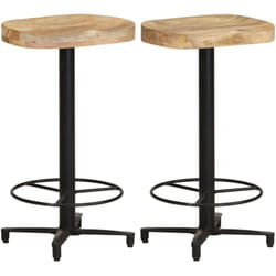 Vidaxl - Sgabelli da Bar 2 pz 66 cm in Legno Massello di Mango