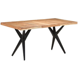 Vidaxl - Tavolo da Pranzo, Tavolo da Cucina 160x80x76 cm in Legno Massello di Acacia 96121