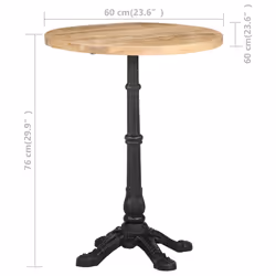 VidaXL 321087 tavolo da cucina e sala da pranzo Forma rotonda - Vista aggiuntiva 7