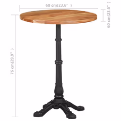 VidaXL 321088 tavolo da cucina e sala da pranzo Forma rotonda - Vista aggiuntiva 7