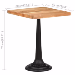 VidaXL 321091 tavolo da cucina e sala da pranzo Forma quadrata - Vista aggiuntiva 7