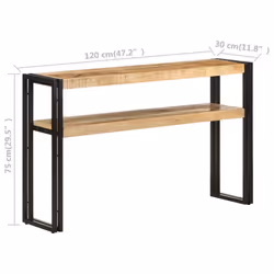 VidaXL 321099 tavolino da caffè, comodino e consolle da soggiorno - Vista aggiuntiva 5